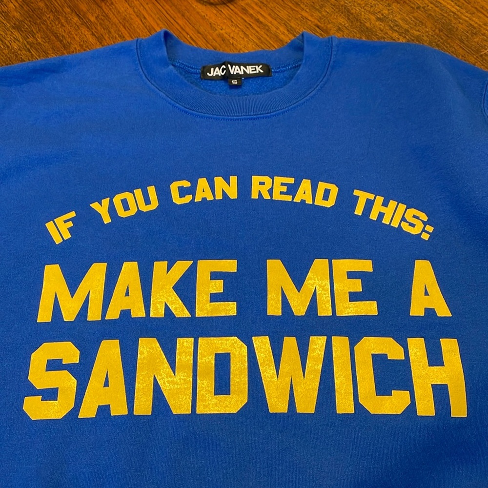 Jac Vanek-If You Can Read This: Make Me A Sandwic… - image 1